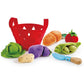 Hape Toddler Vegetable Basket Playset