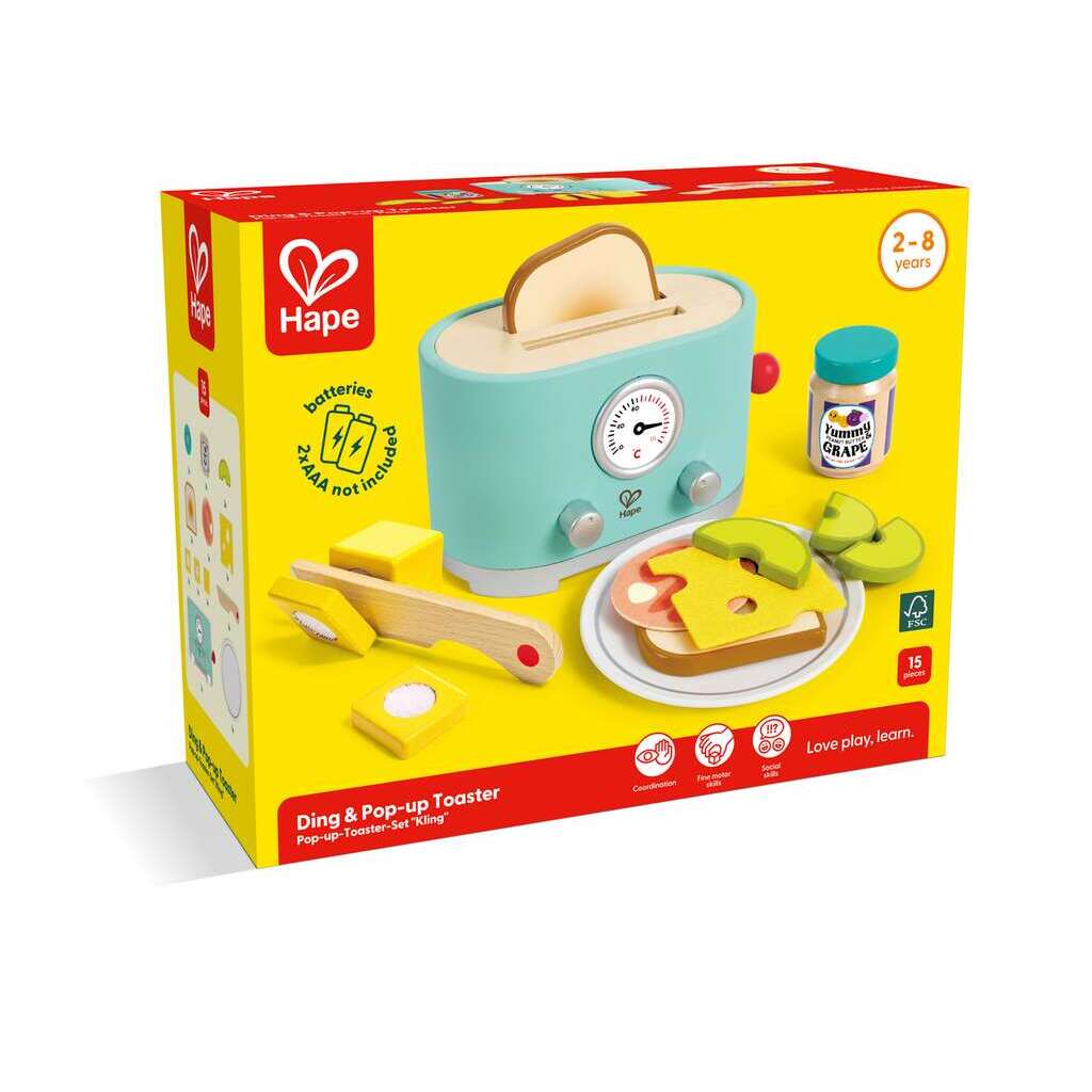 Hape Ding & Pop-up Toaster
