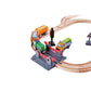 Hape Crossing & Crane Set – 32-Piece Wooden Railway Playset