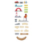 Sea And Rail Cargo Transportation Set