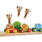 Hape Music and Monkeys Railway — Wooden Train Set