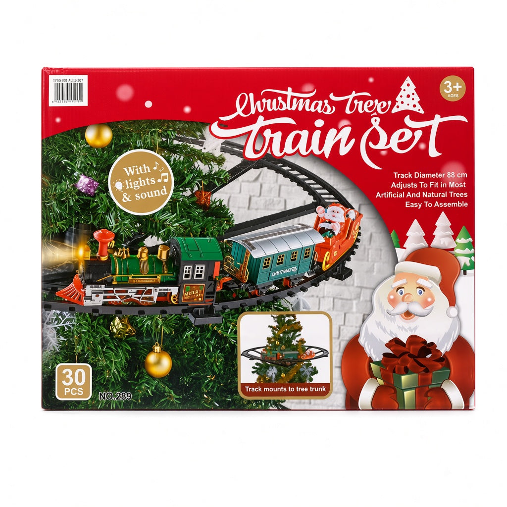 Christmas Tree Train Set – 30 Pieces
