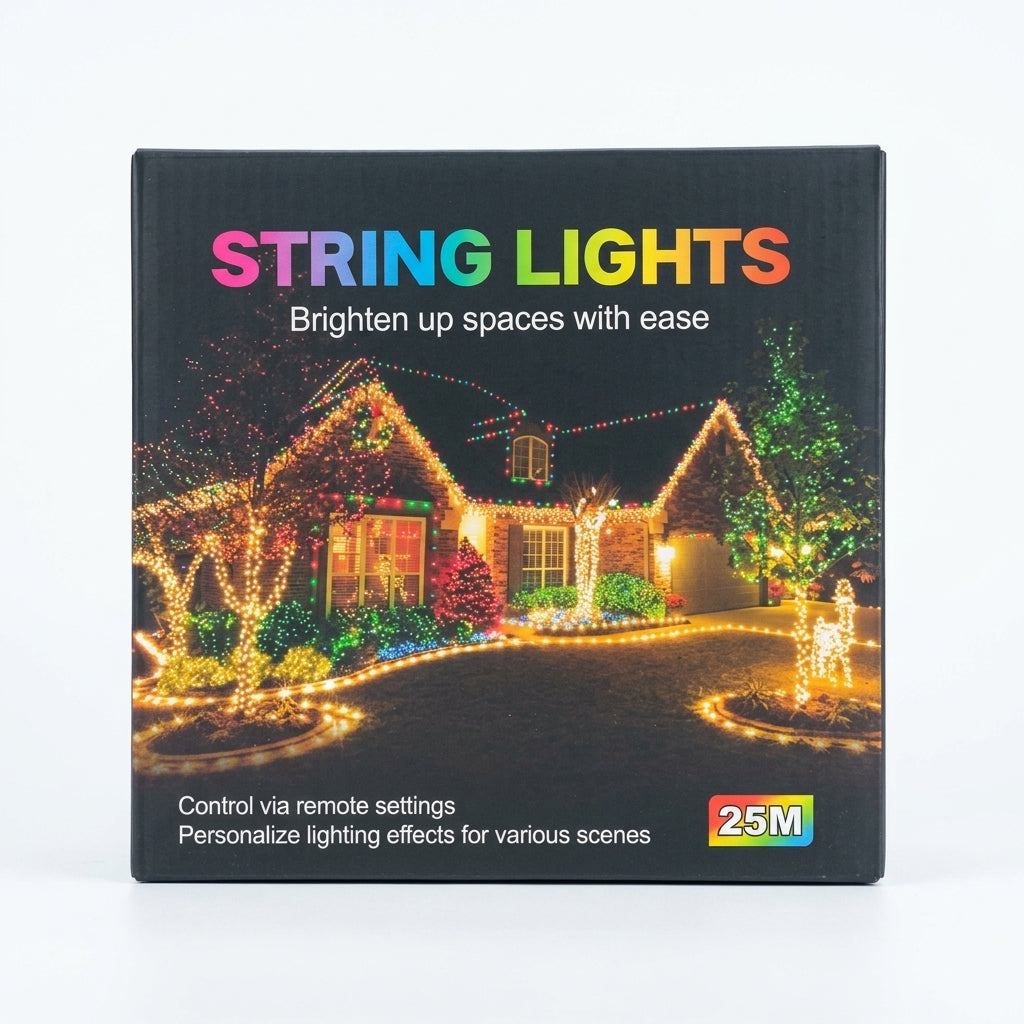 25M LED String Lights