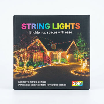 25M LED String Lights