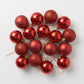 16-Piece Red Christmas Ball Ornaments