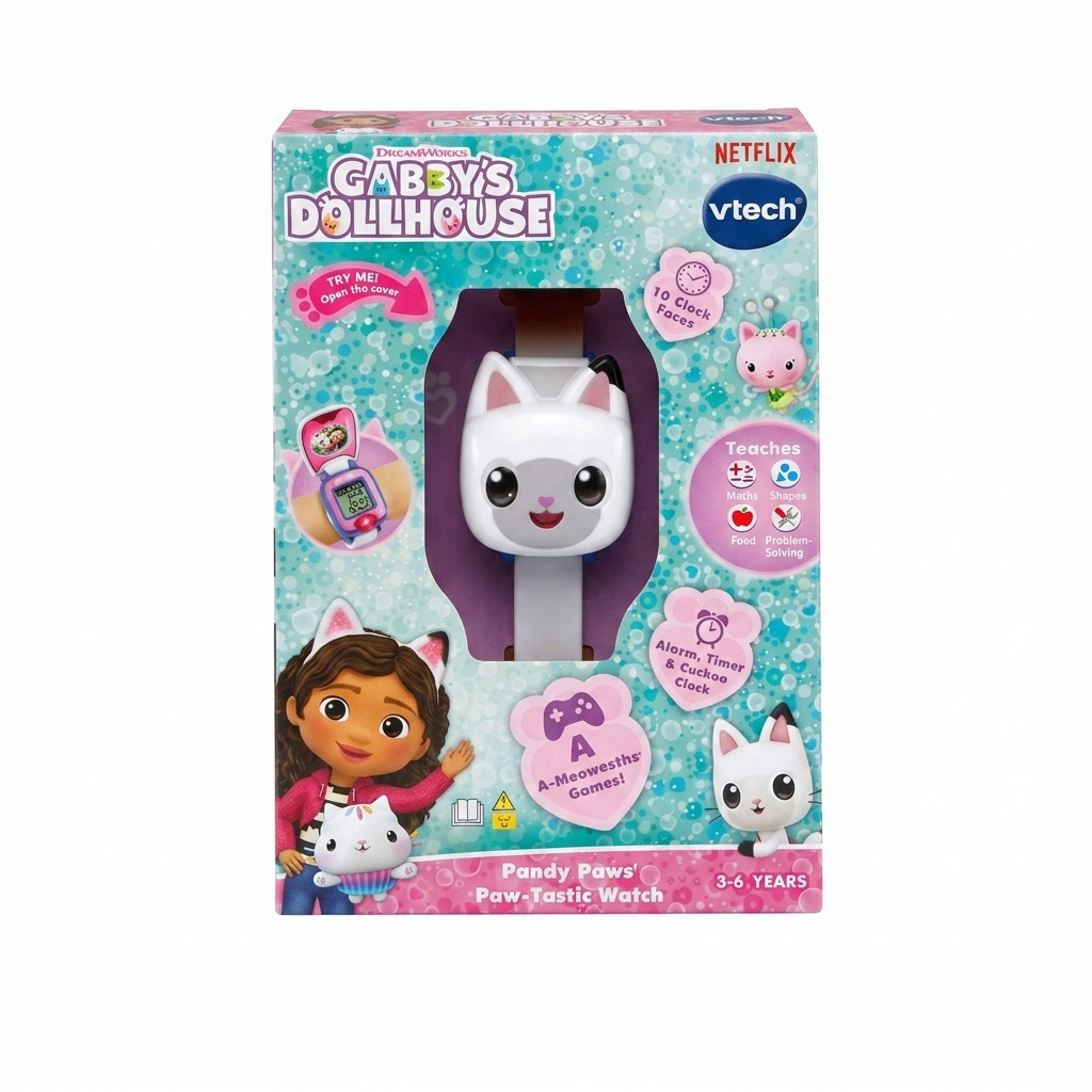 Gabby's Dollhouse Pandy Paws' Paw-Tastic Watch