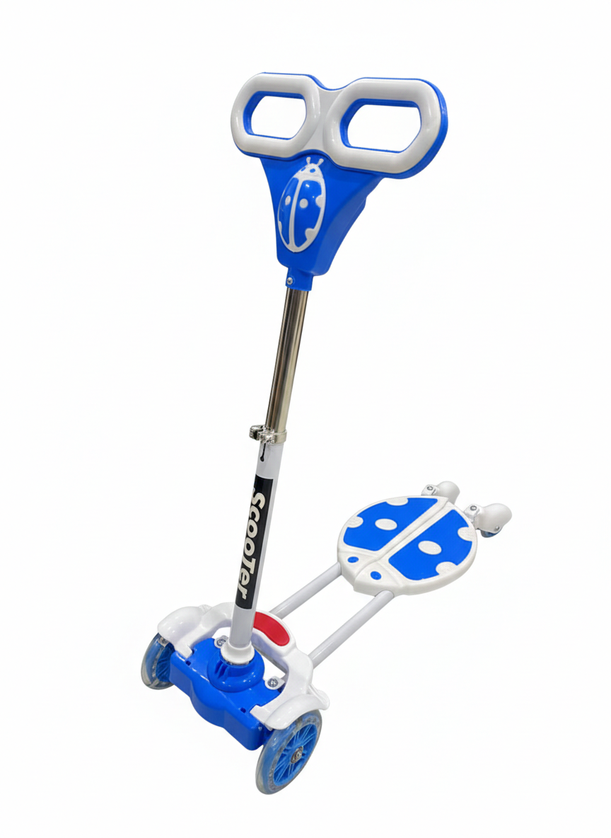 Ladybug 4-Wheel Scooter With Music & Light