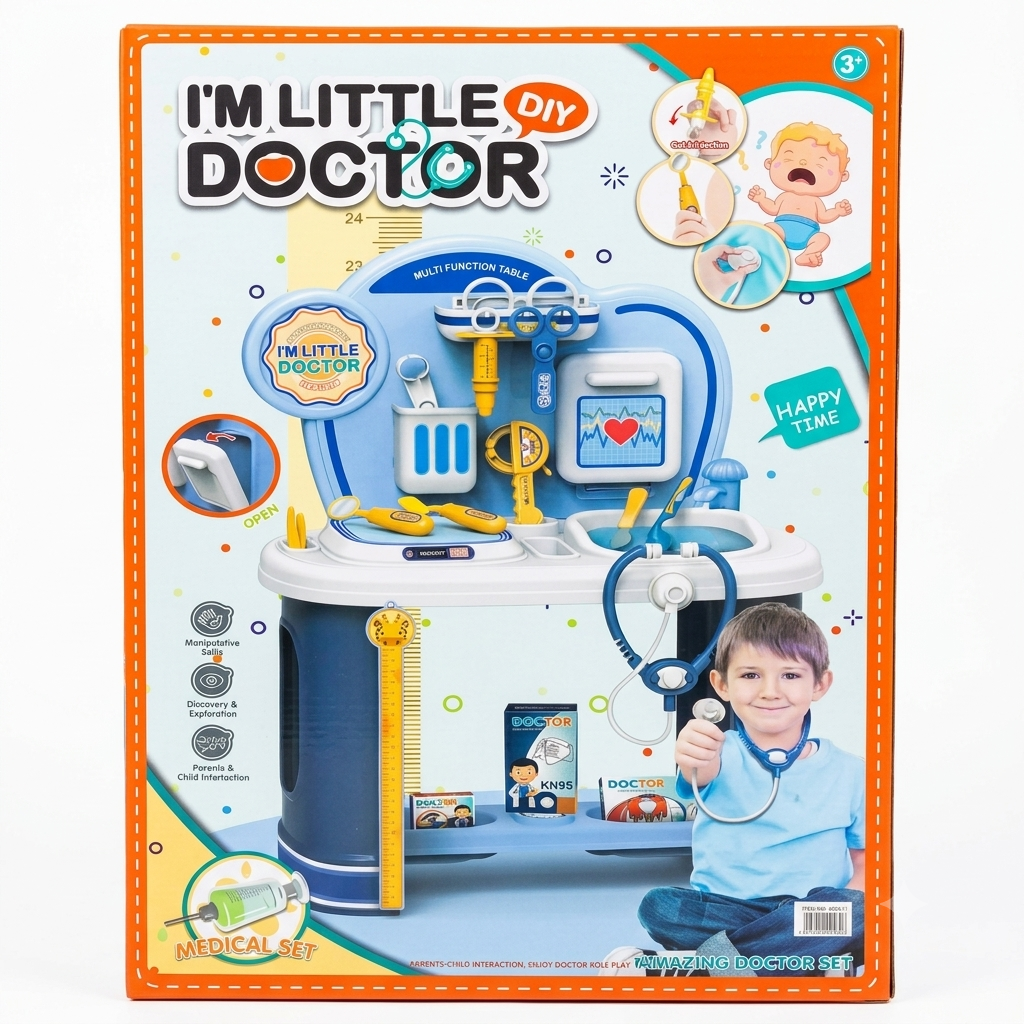 I'M LITTLE DOCTOR Multi-Function Table Toy Set