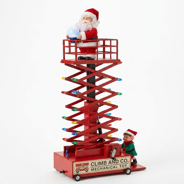 Mr. Christmas Musical Animated Santa's Scissor Lift