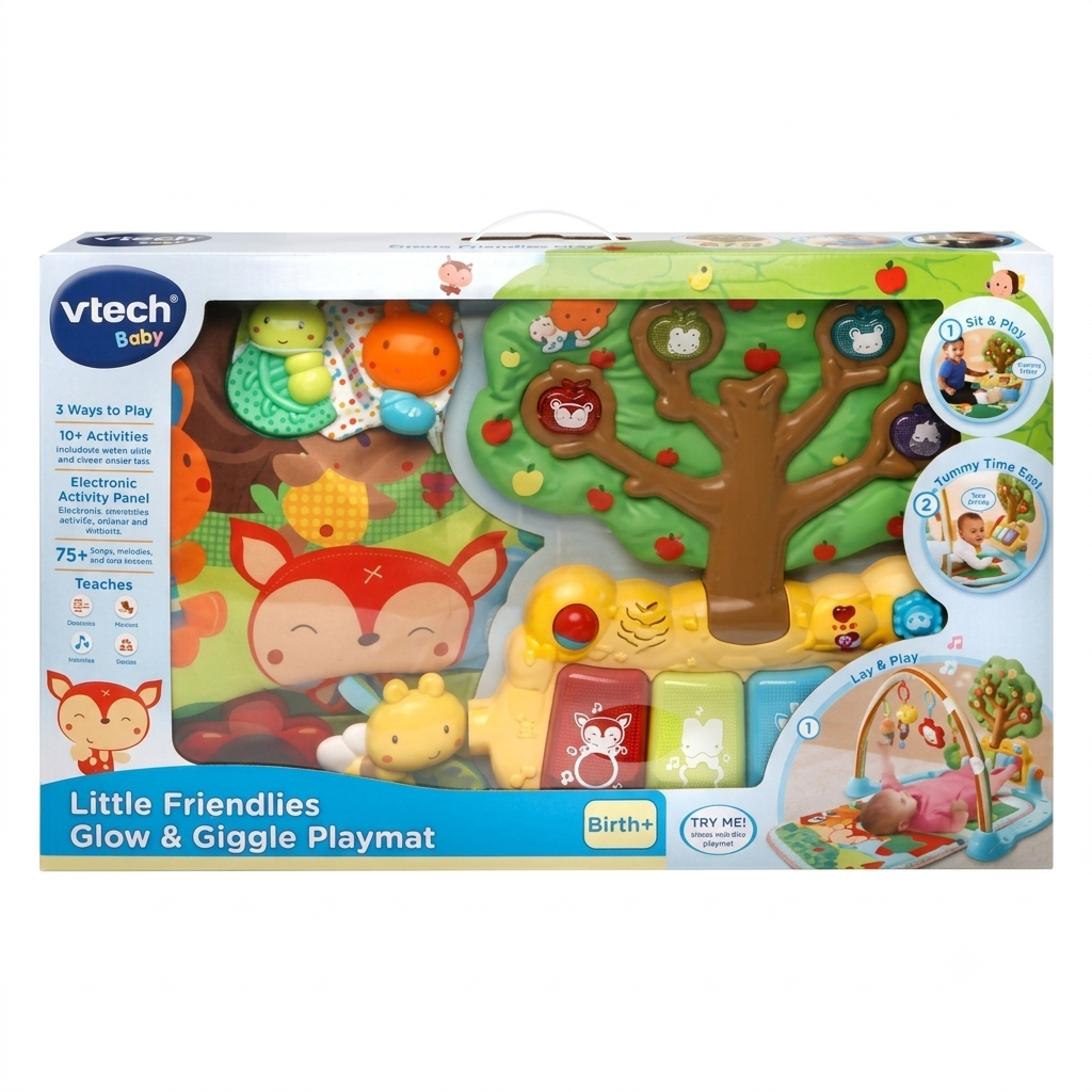 Little Friendlies Glow &amp; Giggle Playmat