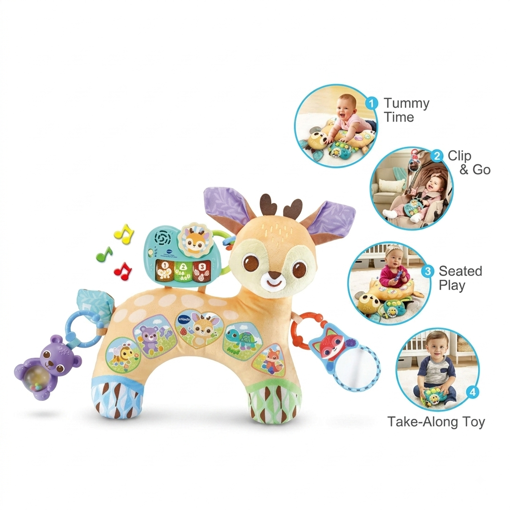 Baby 4-in-1 Tummy Time Fawn