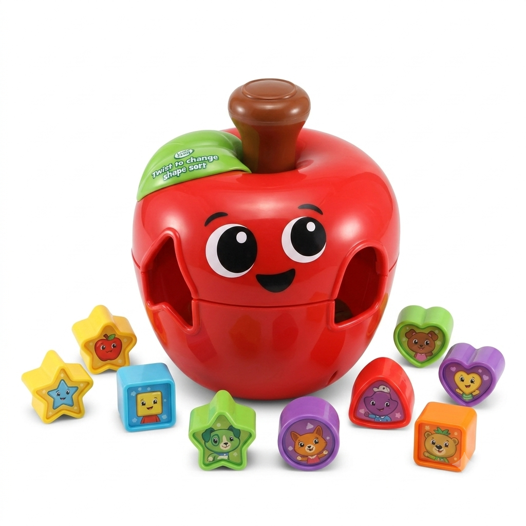 Spin and Change Apple Shape Sorter