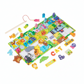 Letter Fishing 4-in-1 Board