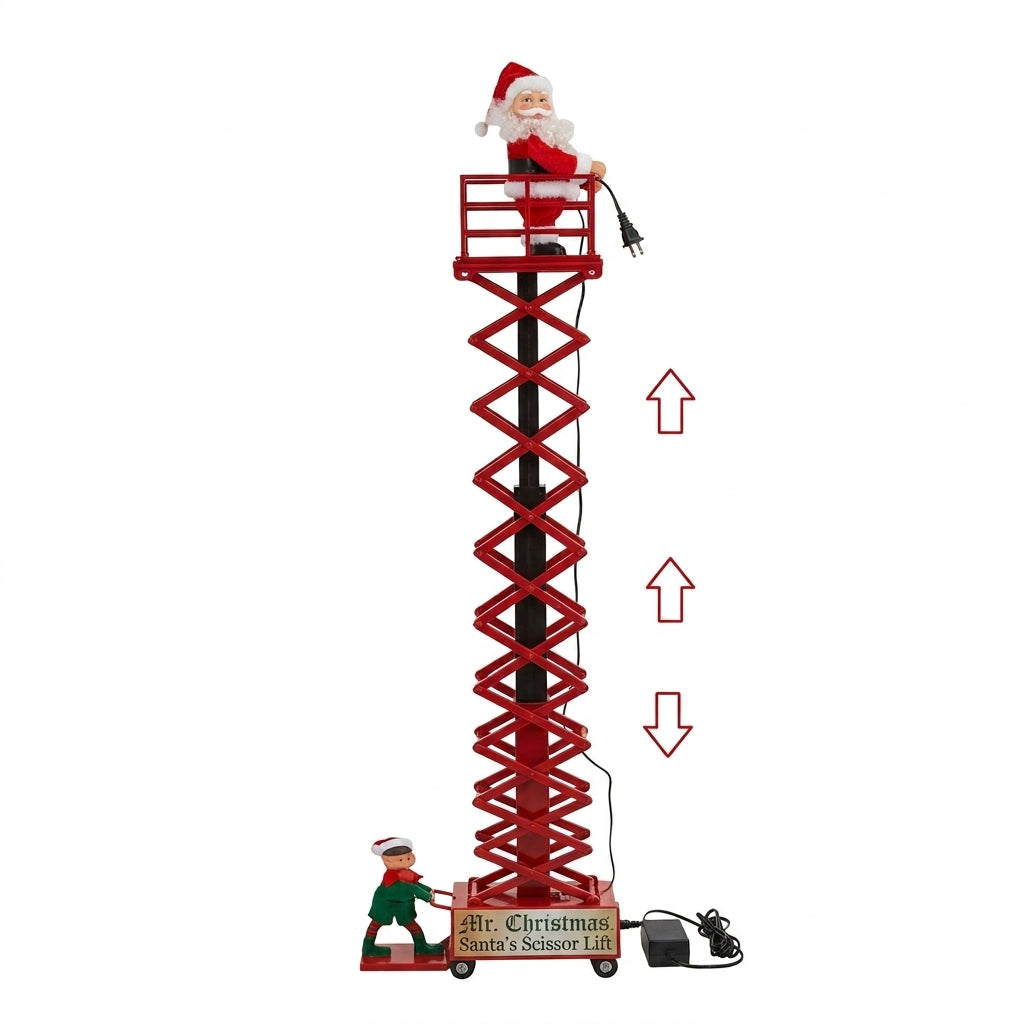 Mr. Christmas Musical Animated Santa's Scissor Lift