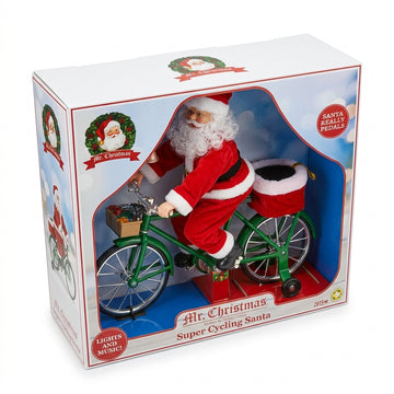Mr. Christmas Super Cycling Santa