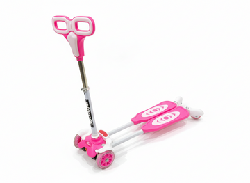 4 Wheel Plastic Scooter With Music & Light