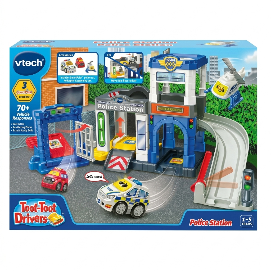 Toot-Toot Drivers Police Station Set
