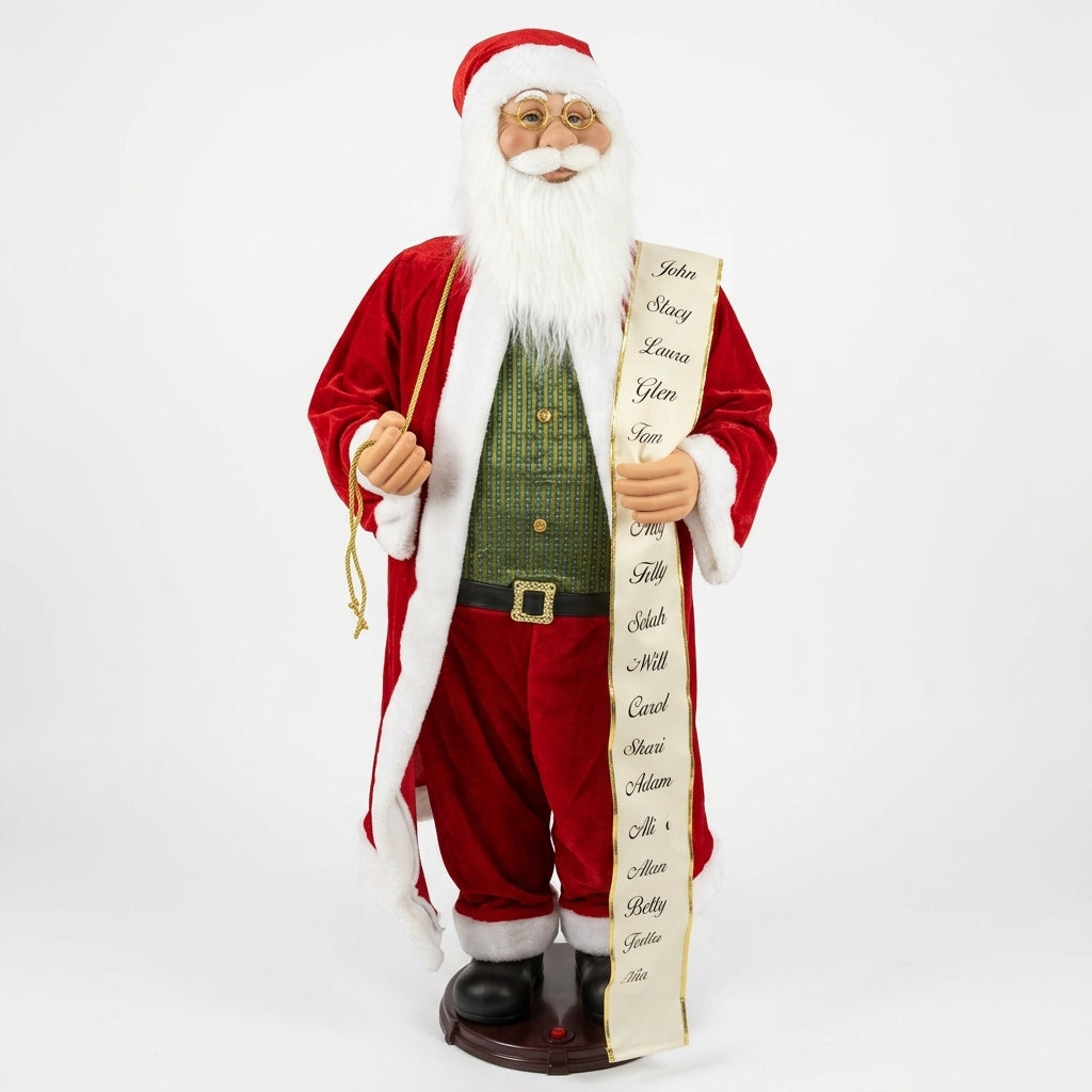 Standing Santa Claus Christmas Figurine