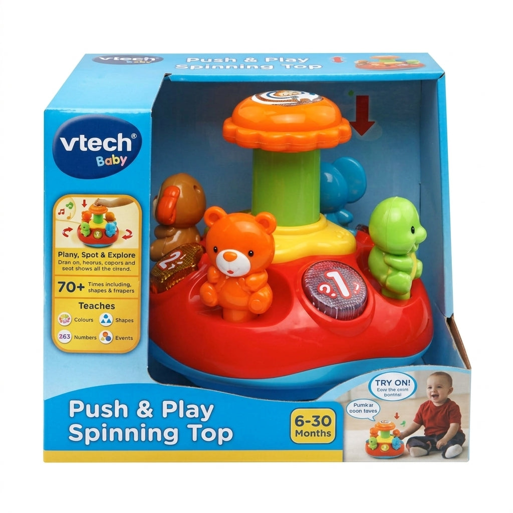 Push & Play Spinning Top