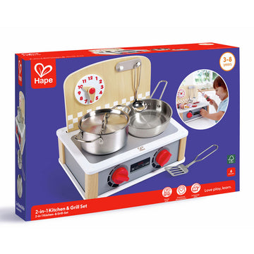 2-in-1 Kitchen & Grill Set