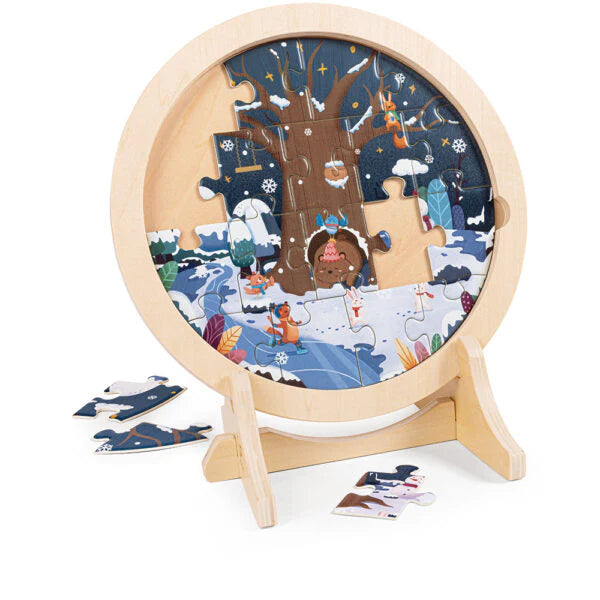 Hape 4 Seasons Layer Puzzle