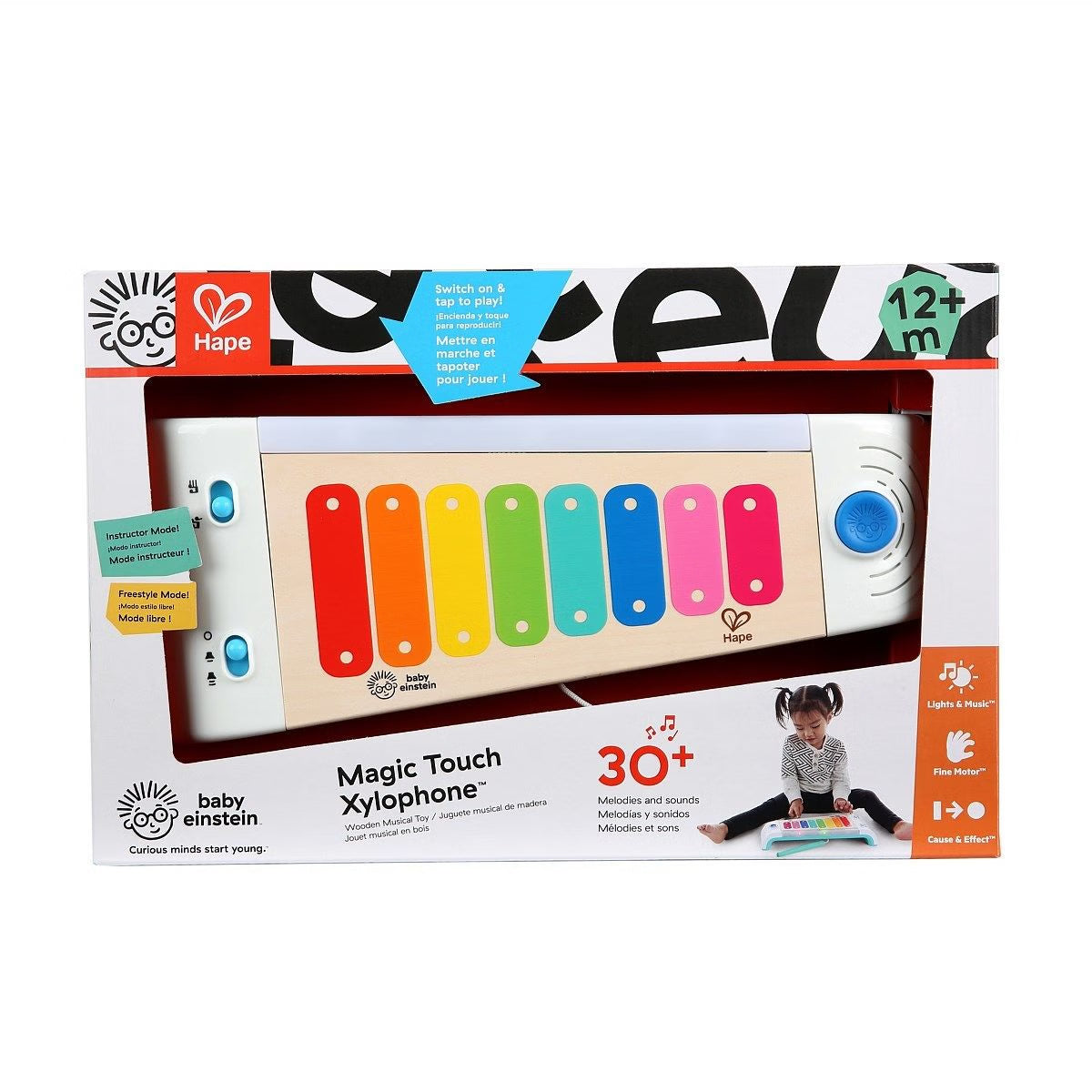 Baby Einstein + Hape Magic Touch Xylophone – Interactive Musical Toy