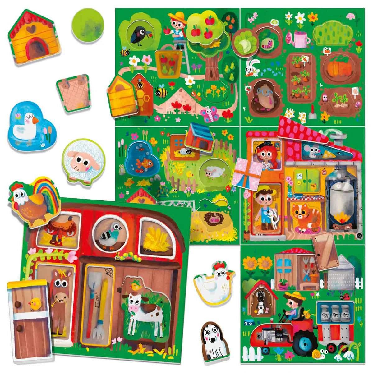 Montessori Baby Farm - Educational Puzzle Set