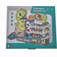 Dinosaur Parking Lot Playset – Multi-Level Car Garage Toy