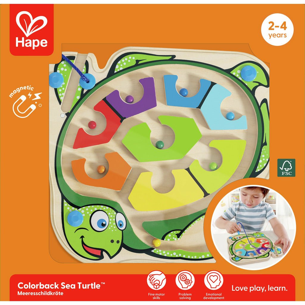 Hape Colorback Sea Turtle Magnetic Maze Puzzle