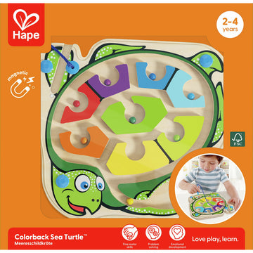 Hape Colorback Sea Turtle Magnetic Maze Puzzle