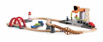 Sea And Rail Cargo Transportation Set