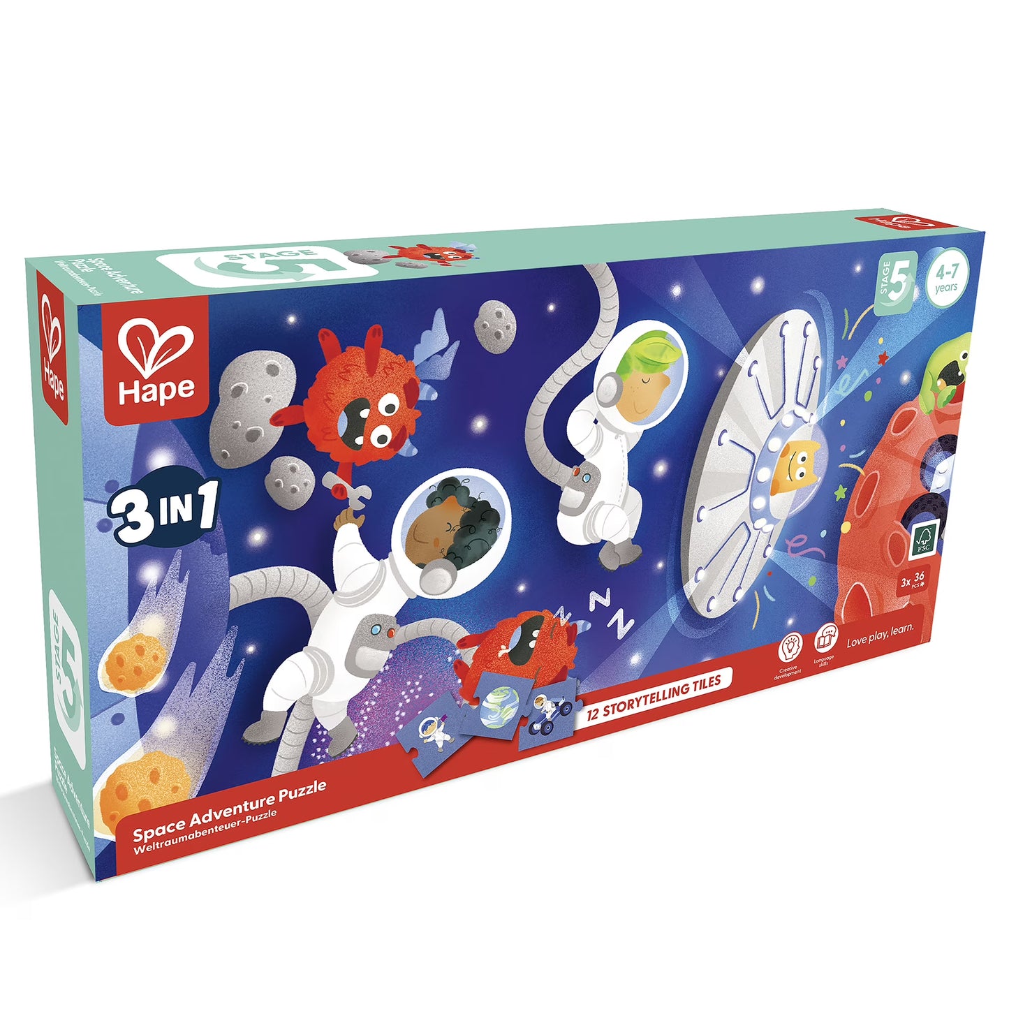Hape Space Adventure Puzzle Set