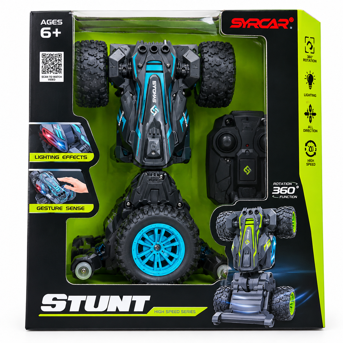 Syricar 4WD Gesture-Sensing RC Stunt Car