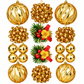 Christmas Tree Ornaments and Baubles Set
