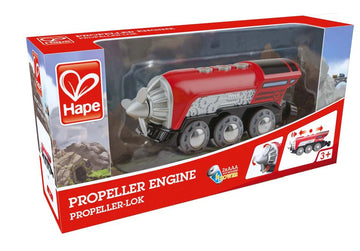 Hape Propeller Engine – Wooden Toy Train with Spinning Action