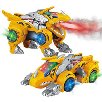 
              2-in-1 Automatic Spray Transforming Dinosaur.
            