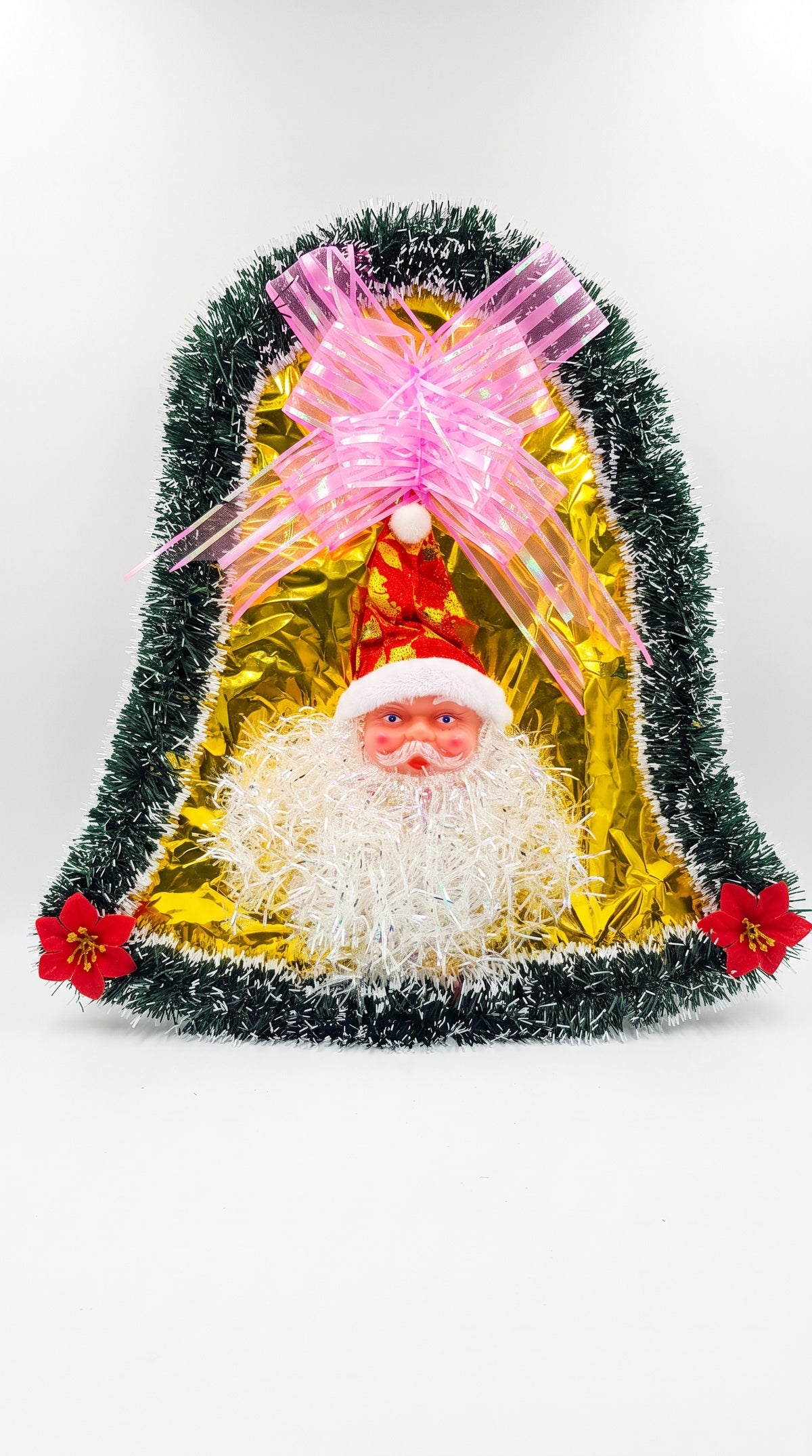 Santa Claus Bell-Shaped Christmas Hanging Decoration