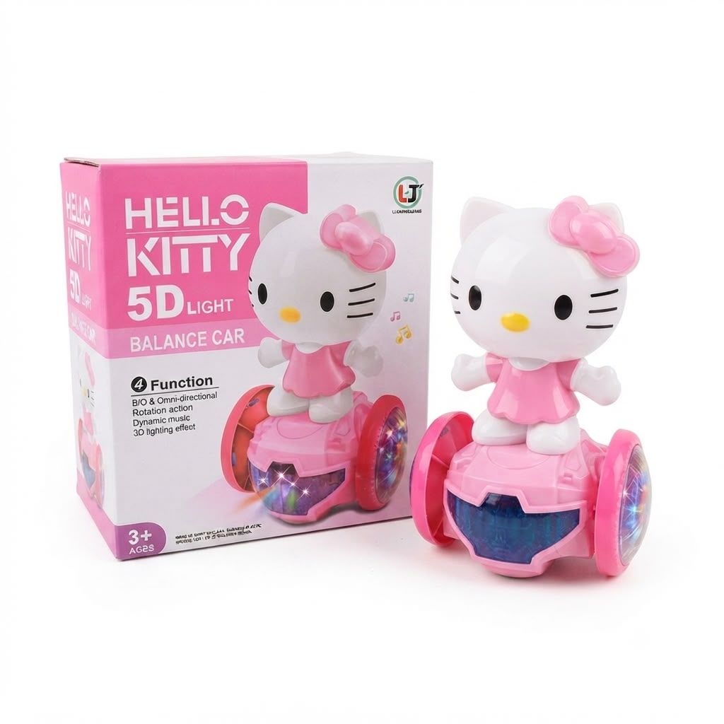 Hello Kitty 5D Light Balance Car Toy