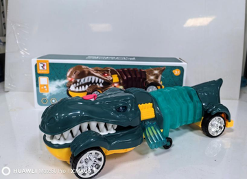 Crocodile Music Lights Bump & Go" toy car