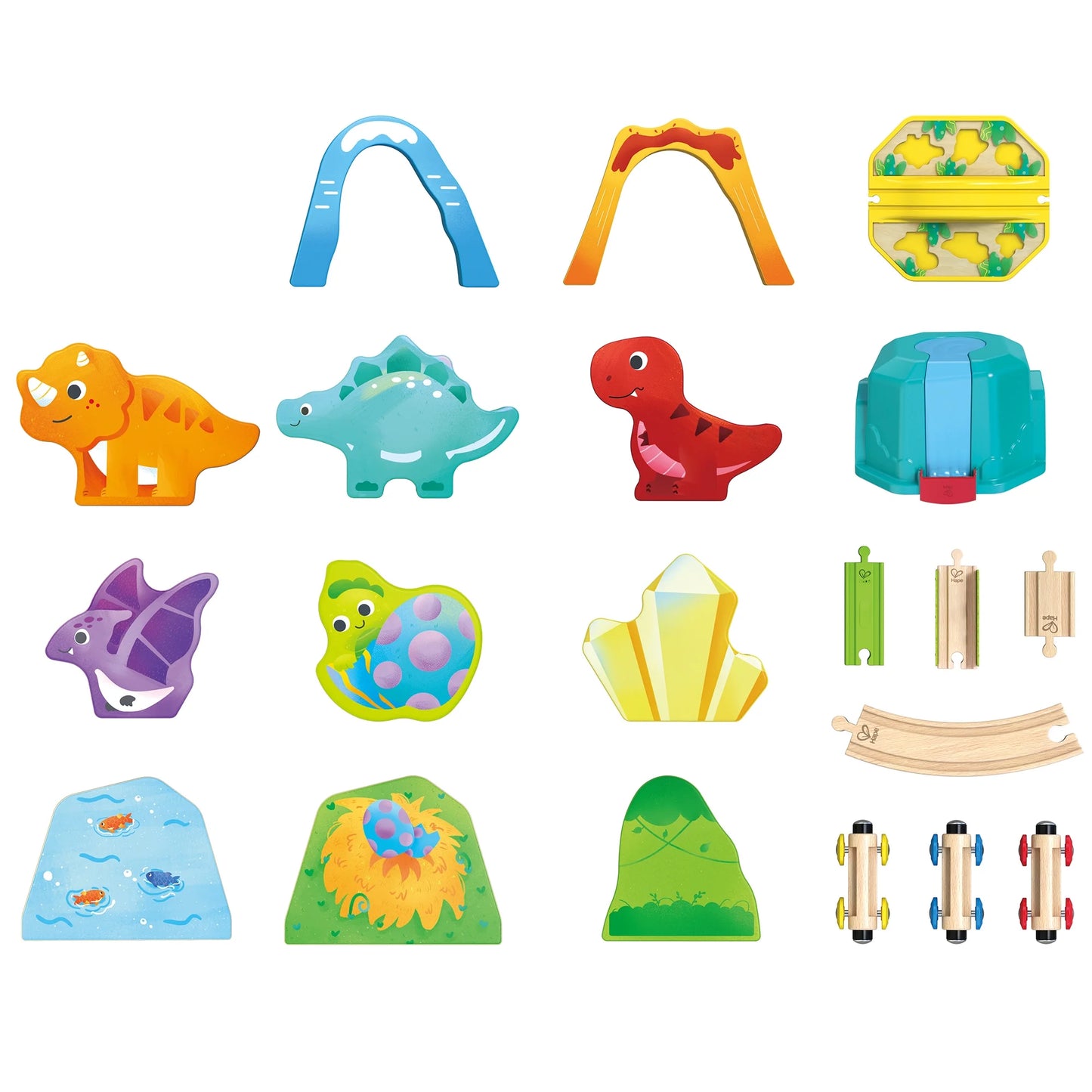 Hape Dinosaur Train Bucket Set – Roar into Railway Adventures!