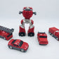 Inspire Creativity: 5-in-1 Magnetic Emergency Rescue Robot Toy Set