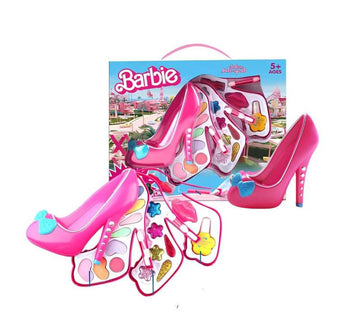 Barbie High Heel Glam Makeup Set – 3-Layer Beauty Vanity