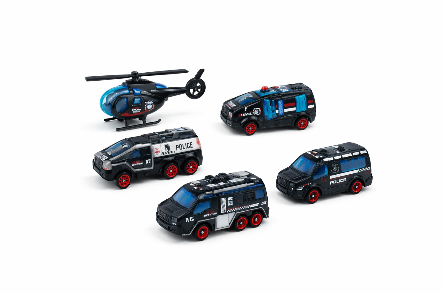 Alloy Cars Police Car Suit