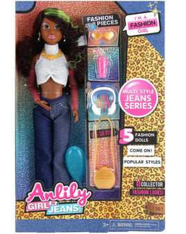 Anlily Jeans style Fashion Doll