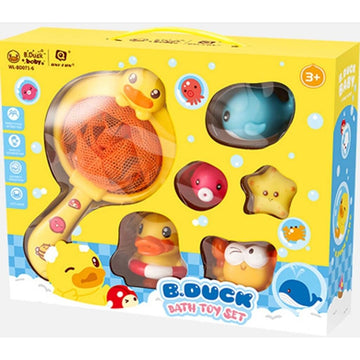 B.Duck Bath Toy Set