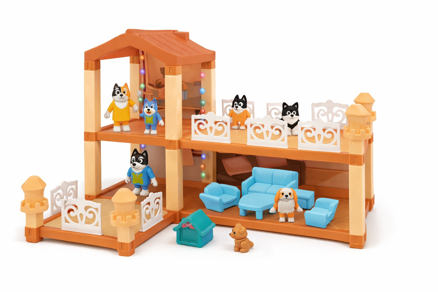 DIY Bluiy Villa Happy Dollhouse