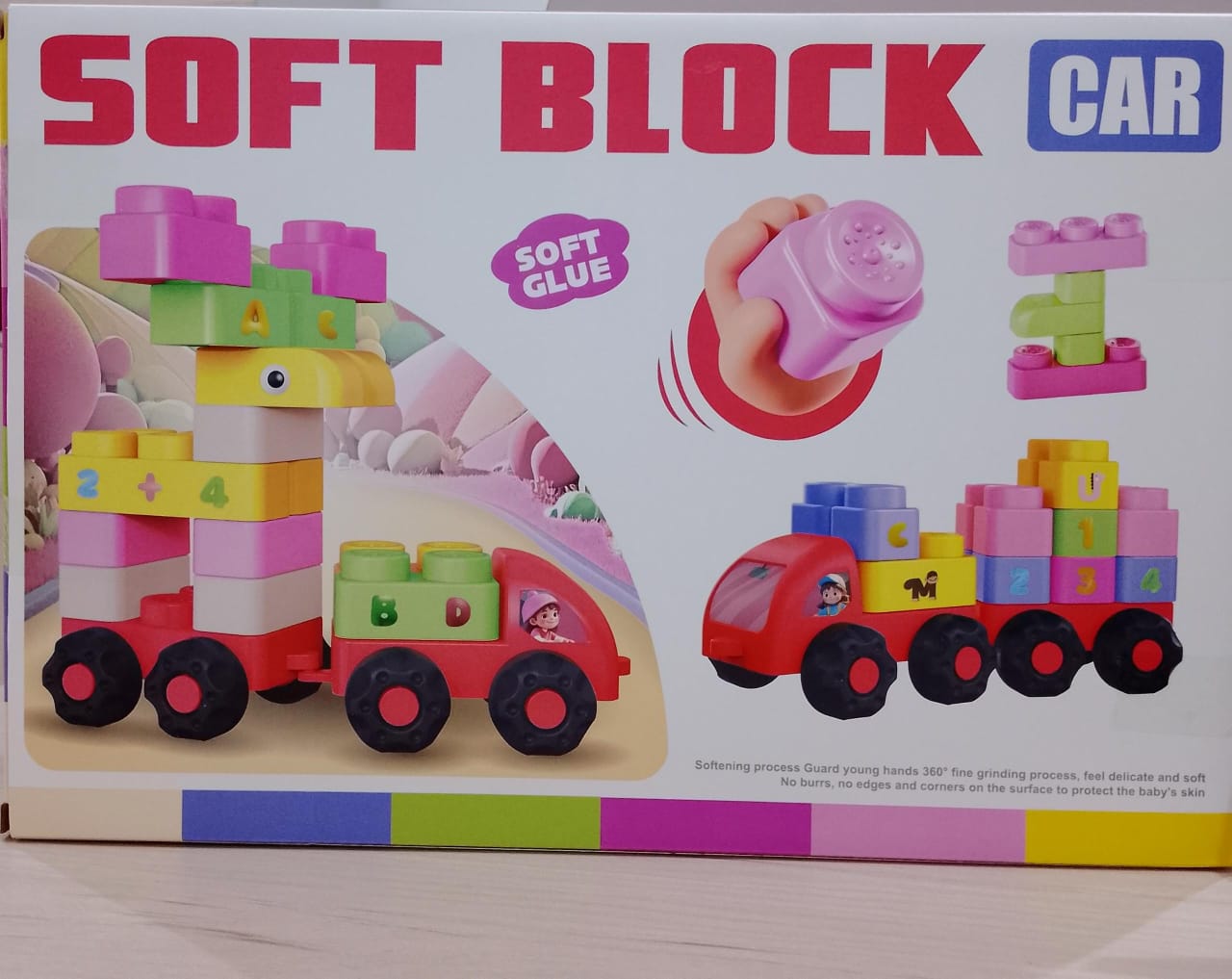 Girl Soft Block Car
