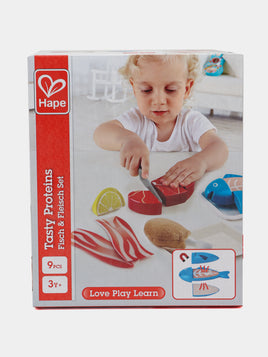 🍗 Hape Tasty Proteins Wooden Play Food Set
