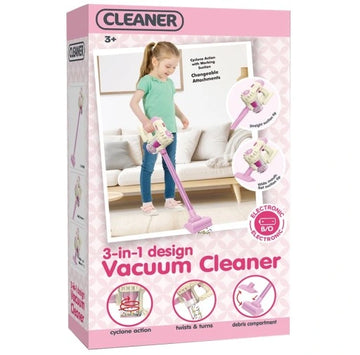 Battery-Operated Toy Vacuum Cleaner – 3-in-1 Cleaning Fun for Kids
