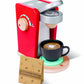 Play Essentials Wooden Toy Coffee Machine